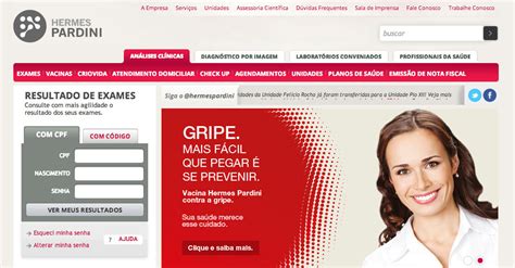 hermes pardini em bh|Hermes Pardini resultado de exames.